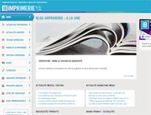 Tablet Screenshot of imprimerie-blog.com